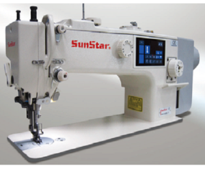 KM-D1640BL-모터 일체형 고속 1본침 롱암 상하송 자동 사절 재봉기