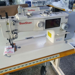 KM-D1640BL-7K 모터 일체형 고속 1본침 롱암 상하송 자동 사절 재봉기